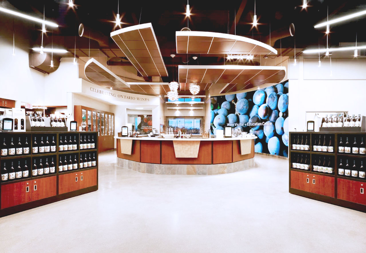 Interior of Wine Visitor and Education Centre